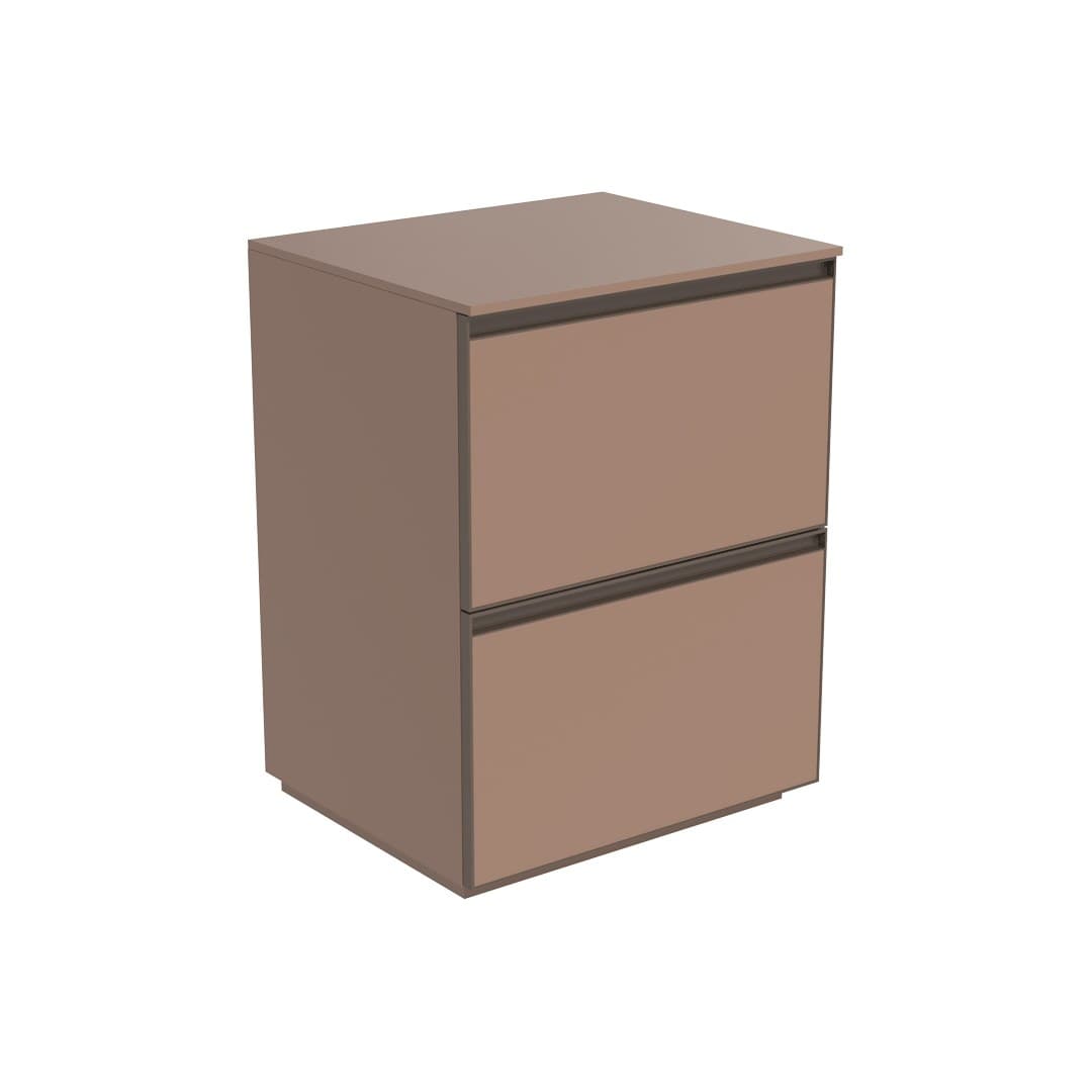 Flaminia CUBIKA 50 – H 78.5 – Έπιπλο Νιπτήρα – Free standing vanity unit 60 cm – Cipria Matt (CKDI02KLC)