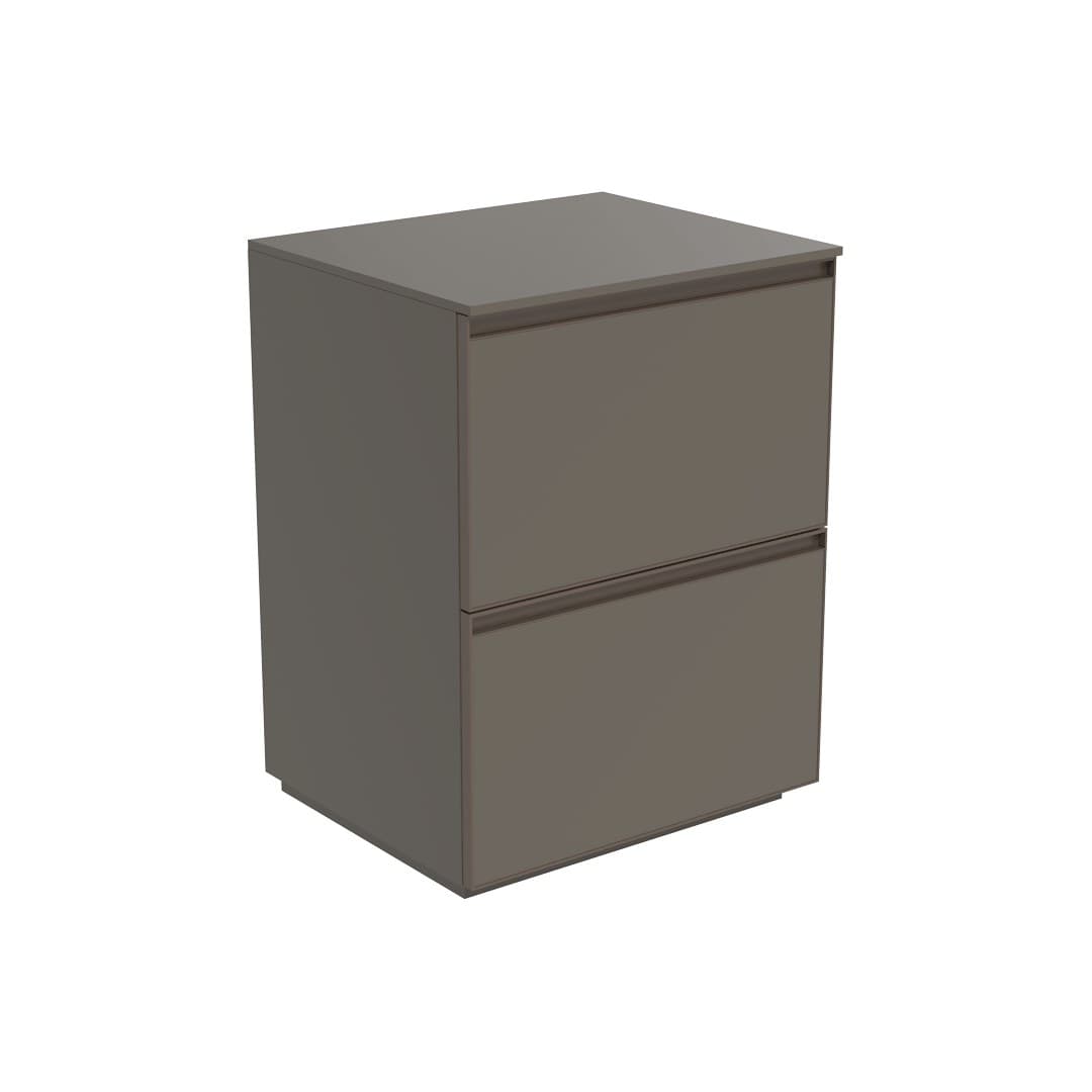 Flaminia CUBIKA 50 – H 78.5 – Έπιπλο Νιπτήρα – Free standing vanity unit 60 cm – Taupe Matt (CKDI02LTK)