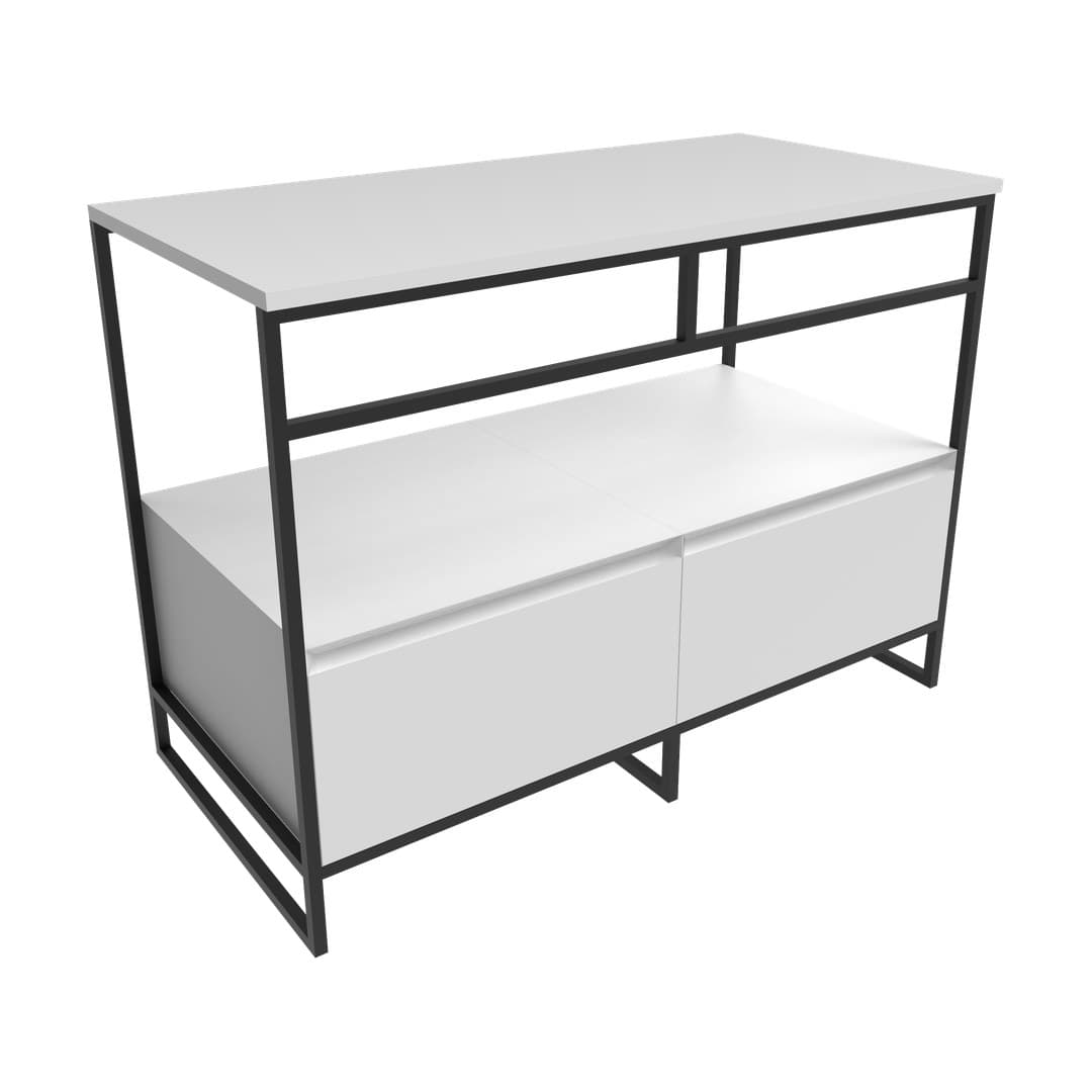 Flaminia DENVER – Βάση Νιπτήρα – Furniture suitable for countertop basins – Matt White (DV103MLBK)