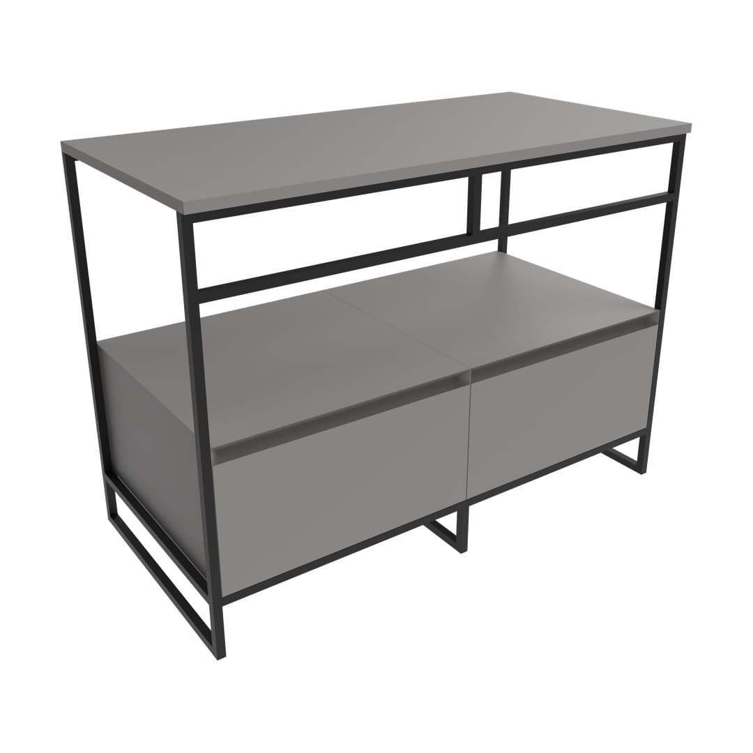 Flaminia DENVER – Βάση Νιπτήρα – Furniture suitable for countertop basins – Grey Matt (DV103MLGK)