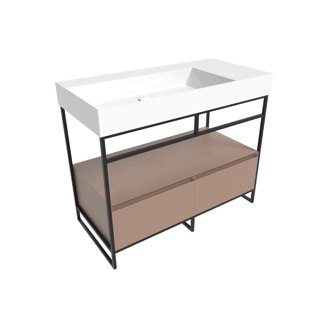 Flaminia DENVER – Βάση Νιπτήρα – Furniture suitable for Applight 10551 – Cipria Matt (DV105SKLC)