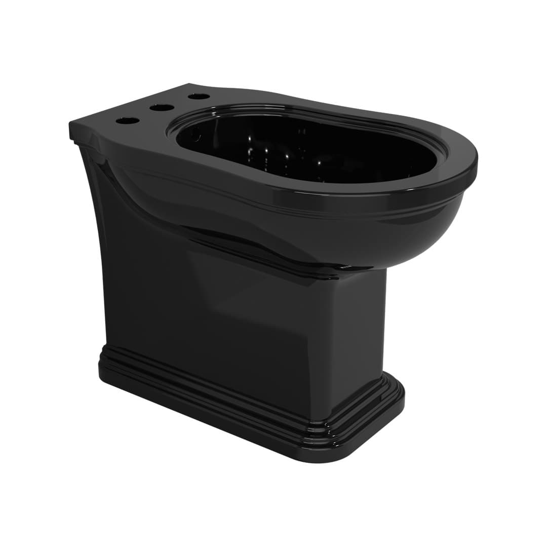 Flaminia EFI – Μπιντέ Δαπέδου – Back to wall bidet – Black Glossy (EF217NER)
