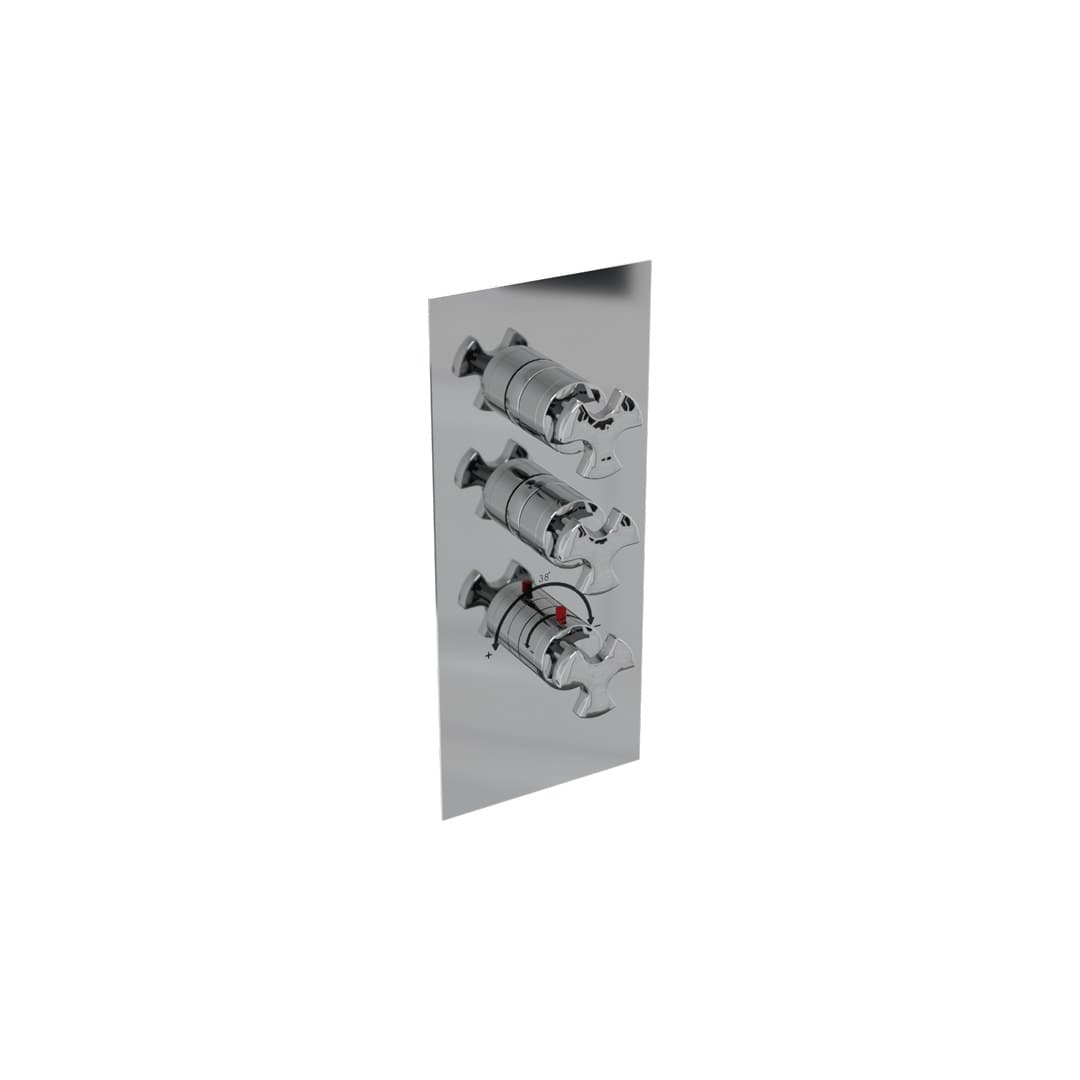 Flaminia EVERGREEN – Θερμοστατικός Μίκτης Ντους – Concealed thermostatic shower 2-outlets – Chrome (EGBT2)