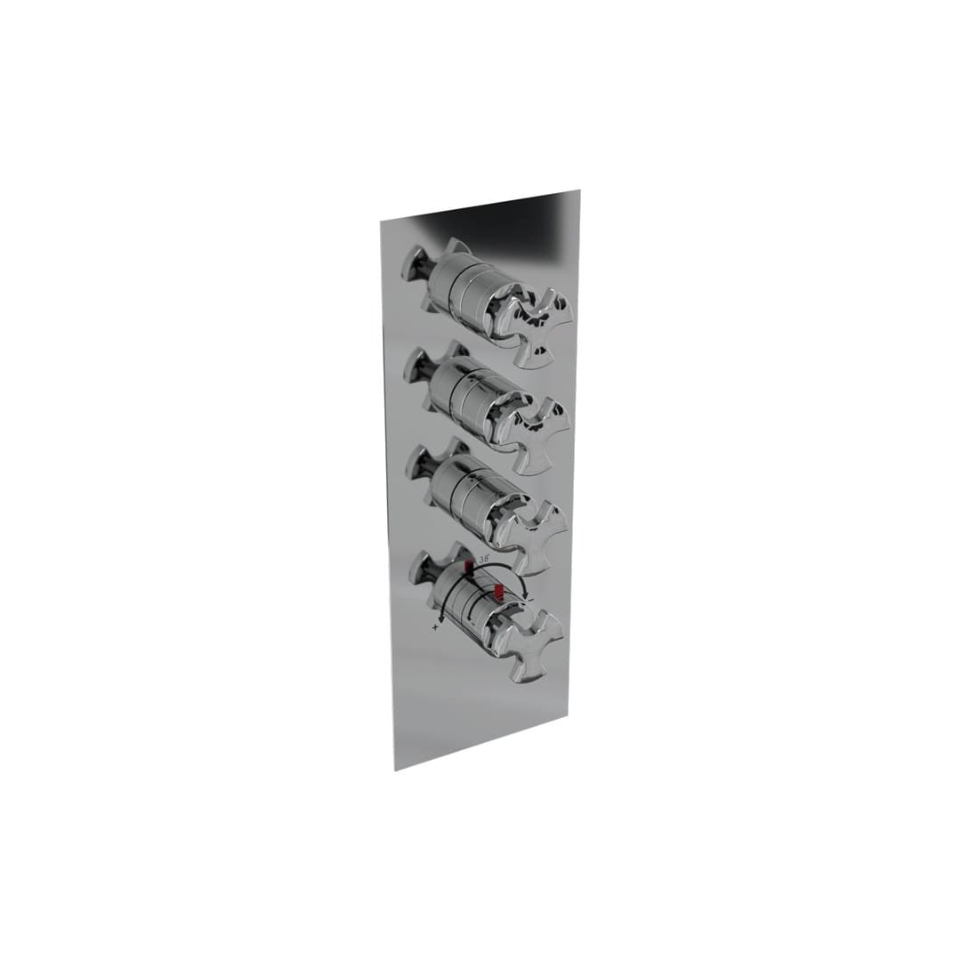 Flaminia EVERGREEN – Θερμοστατικός Μίκτης Ντους – Concealed thermostatic shower 3-outlets – Chrome (EGBT3)