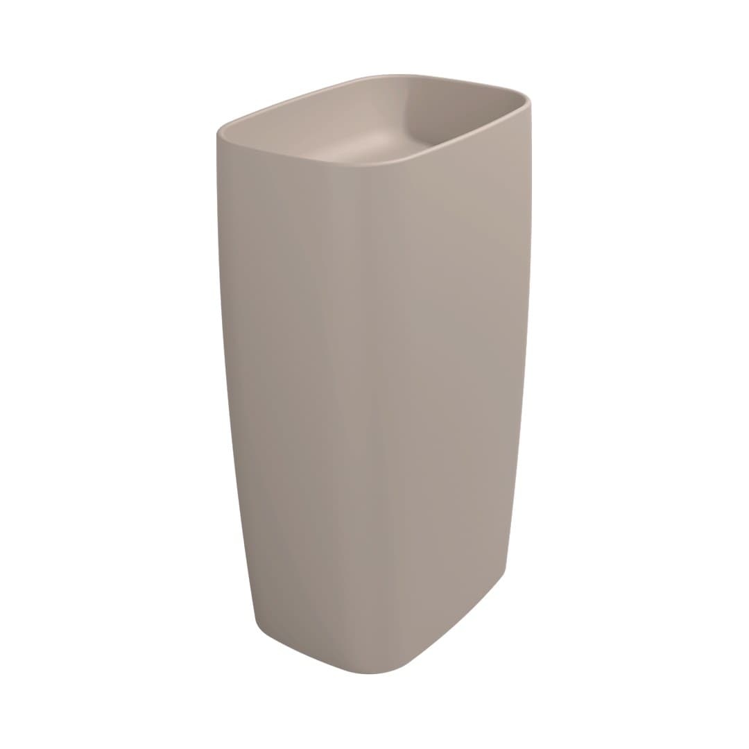 Flaminia MONOFLAG – Νιπτήρας Επιδαπέδιος – Freestanding column-basin – floor drain – Argilla Matt (FG52CARG)