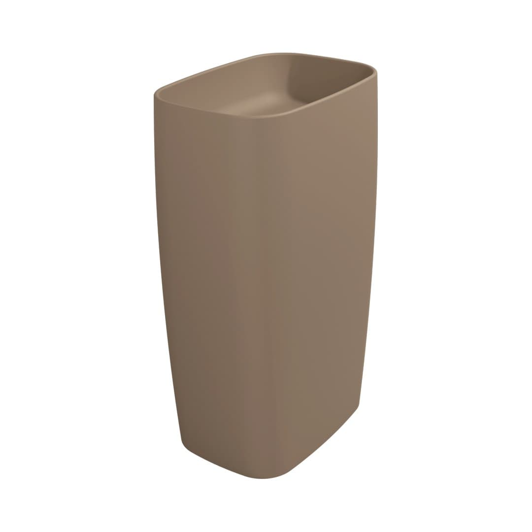 Flaminia MONOFLAG – Νιπτήρας Επιδαπέδιος – Freestanding column-basin – floor drain – Fango Matt (FG52CFAN)