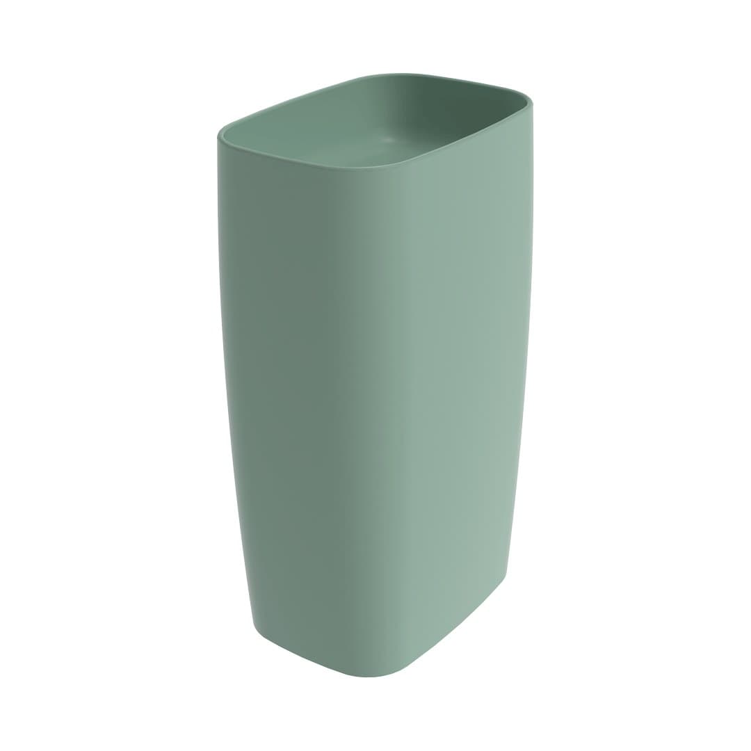 Flaminia MONOFLAG – Νιπτήρας Επιδαπέδιος – Column basin – wall drain – Menta Matt (FG52PME)