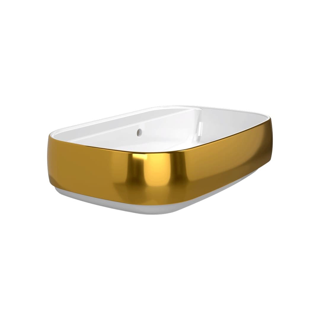 Flaminia FLAG 64 – Νιπτήρας Επικαθήμενος – Metal Gold Glossy (FG64LOR)