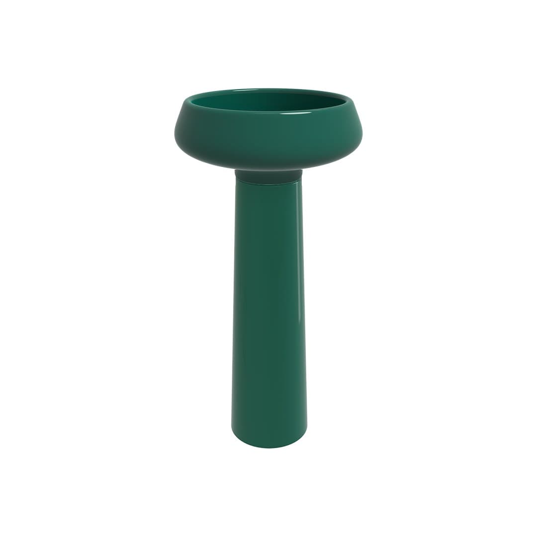 Flaminia HASU – Κολόνα Νιπτήρα – Smeraldo Crystal Glossy (HSCOLSME)