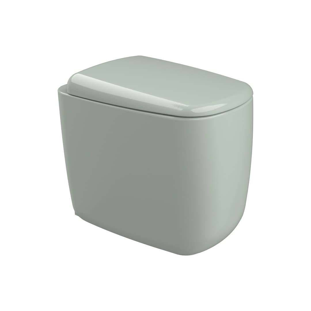 Flaminia MONÒ gosilent – Λεκάνη Δαπέδου – Verde Giada Glossy (MN117SVG)