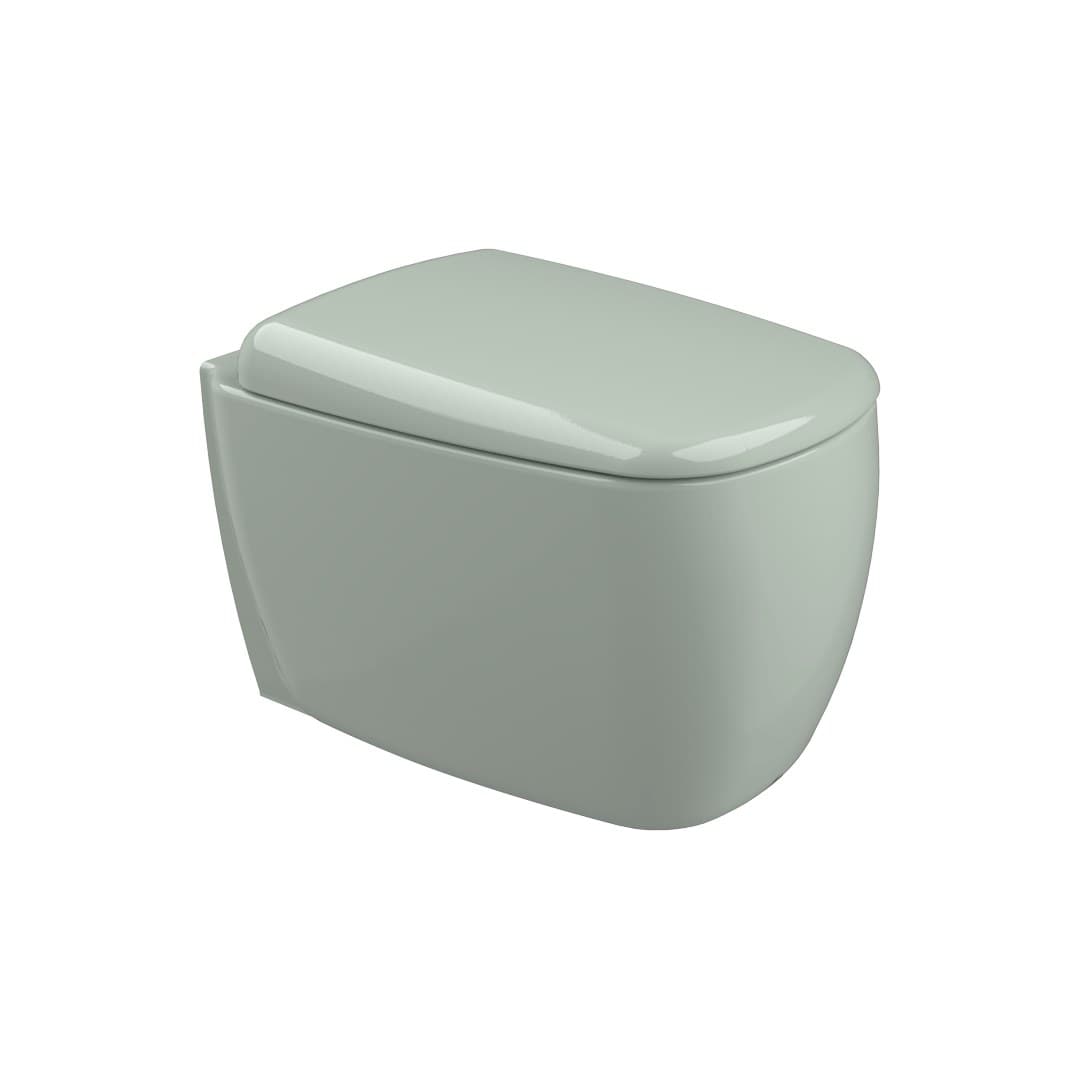 Flaminia MONÒ gosilent – Λεκάνη Κρεμαστή – Verde Giada Glossy (MN118SVG)