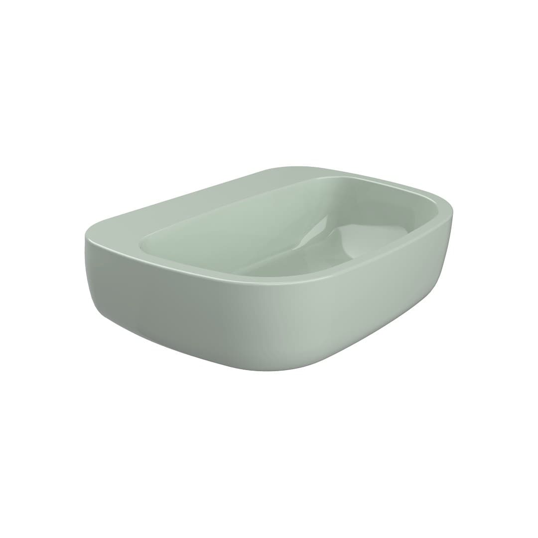 Flaminia MONÒ 64 – Νιπτήρας Επικαθήμενος – Verde Giada Glossy (MN64LVG)