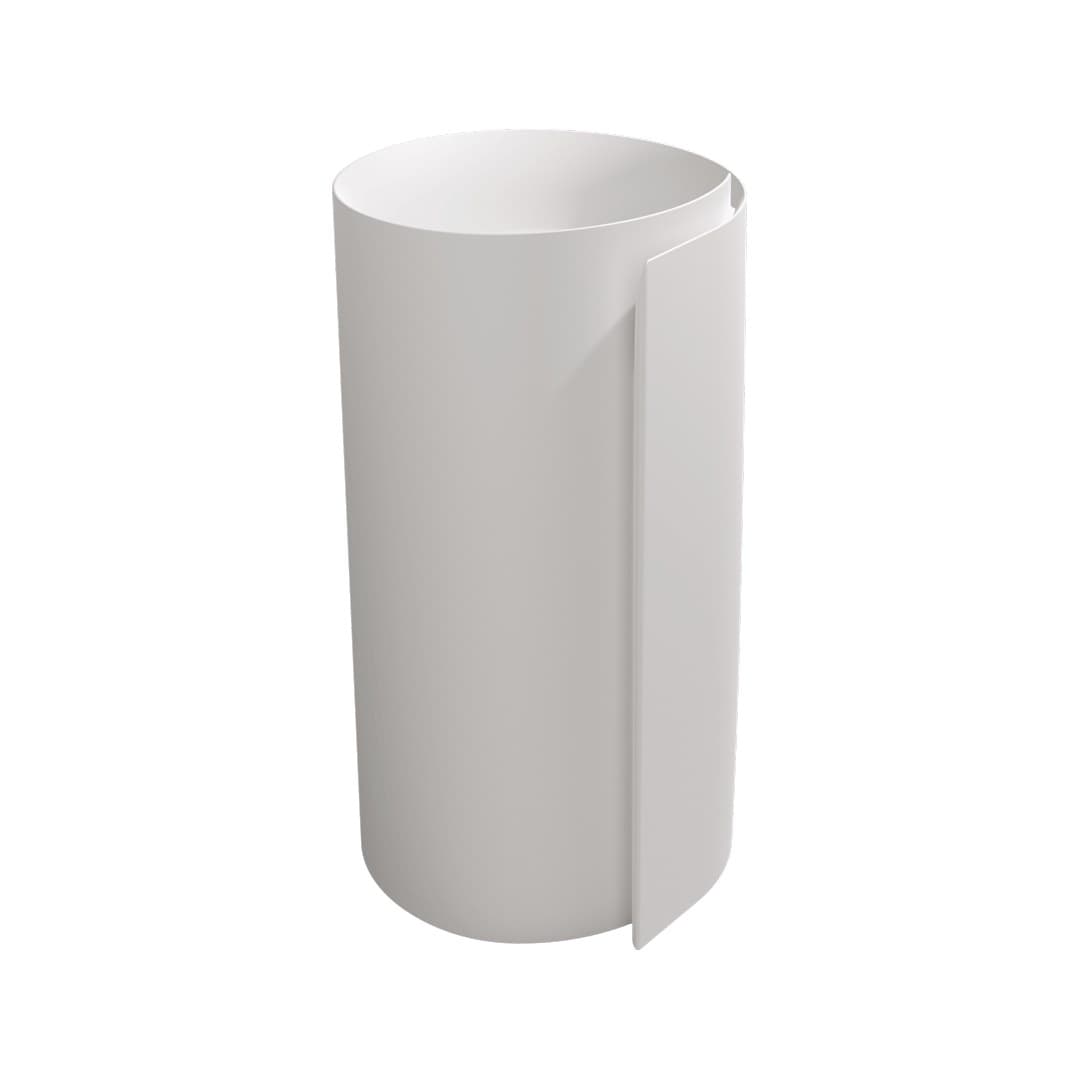 Flaminia MONOROLL – Νιπτήρας Επιδαπέδιος – Freestanding column-basin – floor drain – Latte Matt (MR44CLAT)