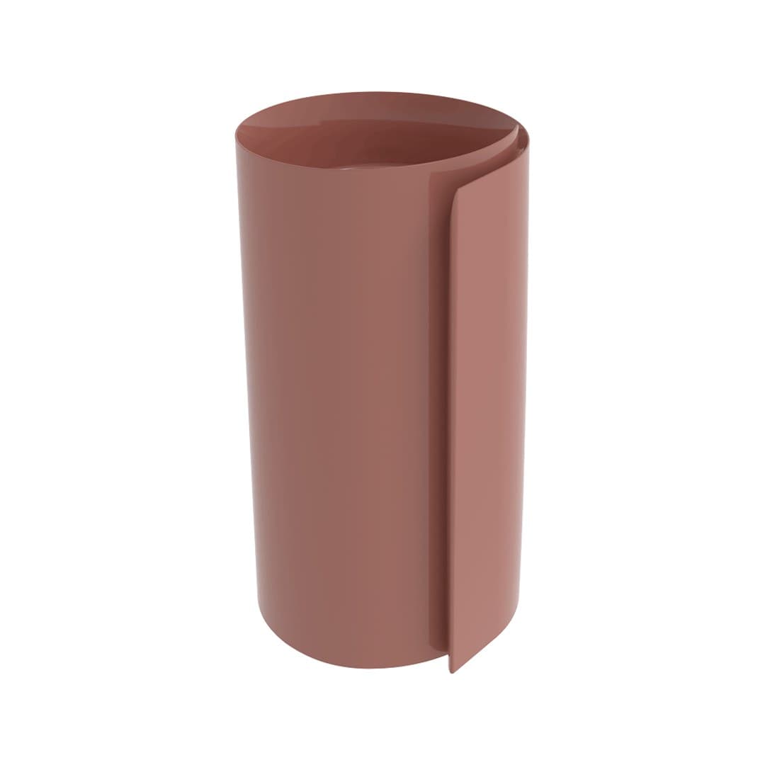 Flaminia MONOROLL – Νιπτήρας Επιδαπέδιος – Freestanding column-basin – floor drain – Terracotta Glossy (MR44CTC)