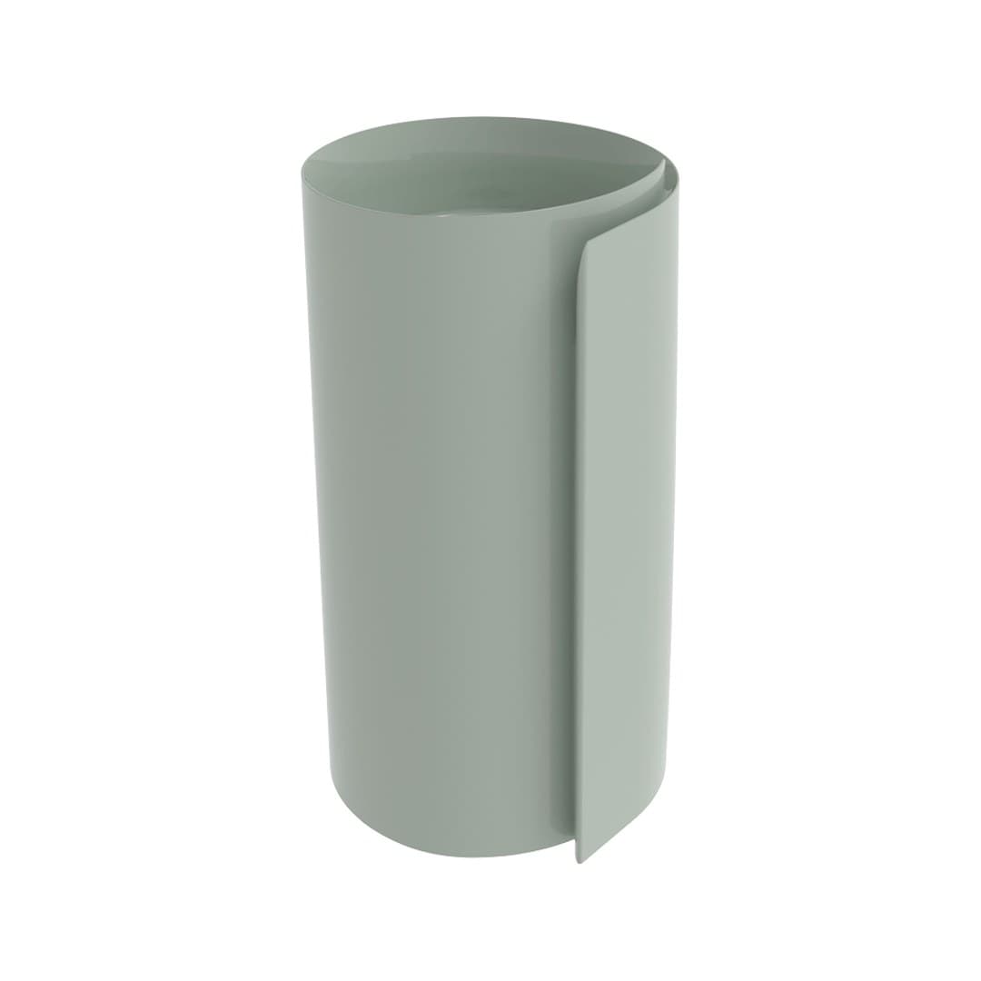 Flaminia MONOROLL – Νιπτήρας Επιδαπέδιος – Freestanding column-basin – floor drain – Verde Giada Glossy (MR44CVG)