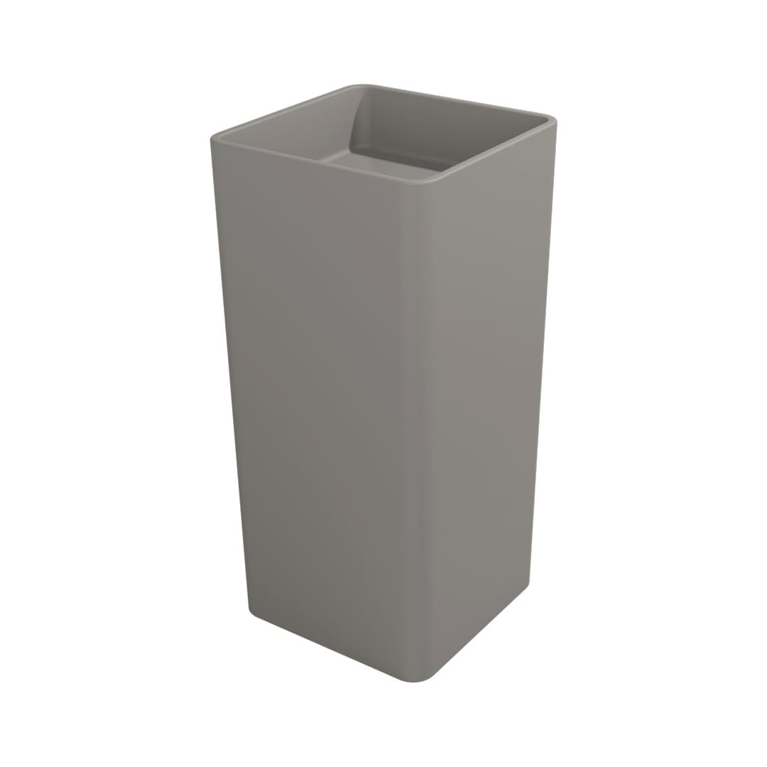 Flaminia MONOWASH – Νιπτήρας Επιδαπέδιος – Freestanding column-basin – floor drain – Cenere Matt (MW40CCEN)