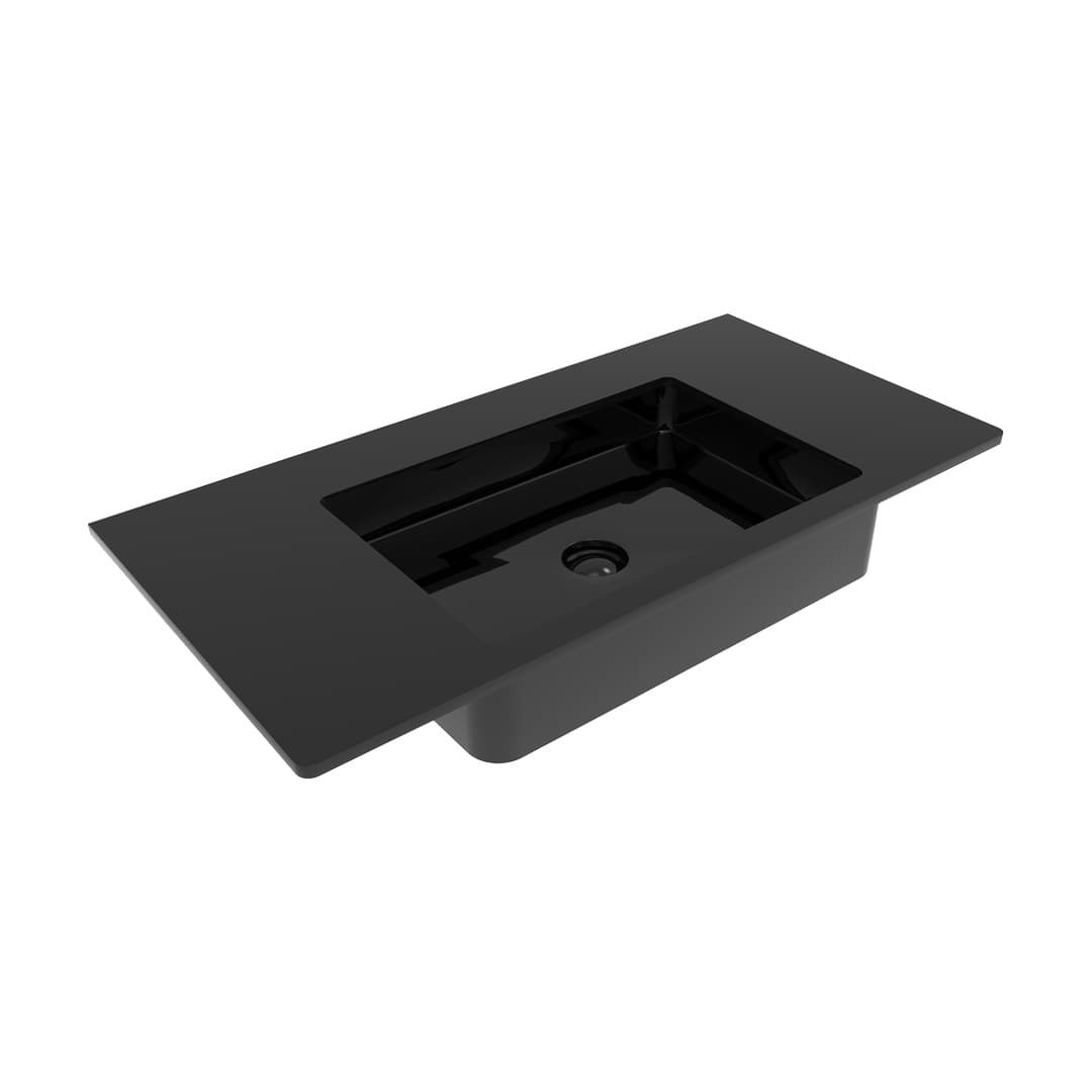 Flaminia MINIWASH 60 – Νιπτήρας Υποκαθήμενος – Black Glossy (MW60SPNER)