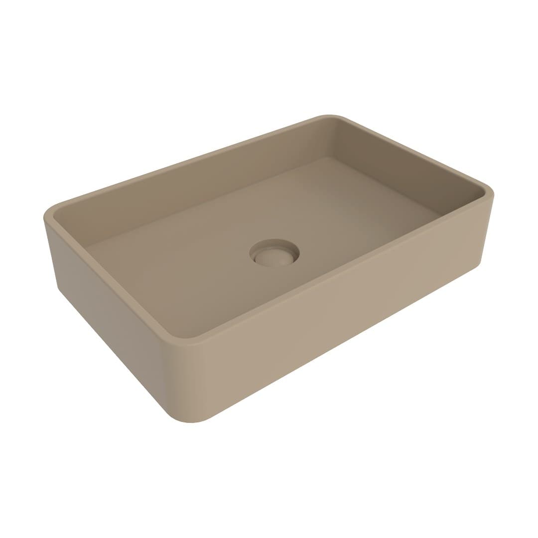 Flaminia MINIWASH 60 – Νιπτήρας Επικαθήμενος – Countertop or wall hung by fixing brackets basin – Argilla Matt (MWL60ARG)