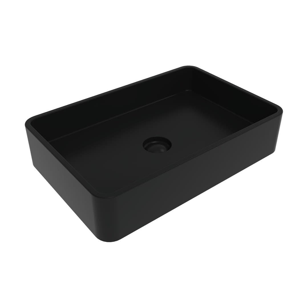 Flaminia MINIWASH 60 – Νιπτήρας Επικαθήμενος – Countertop or wall hung by fixing brackets basin – Carbone Matt (MWL60CAR)