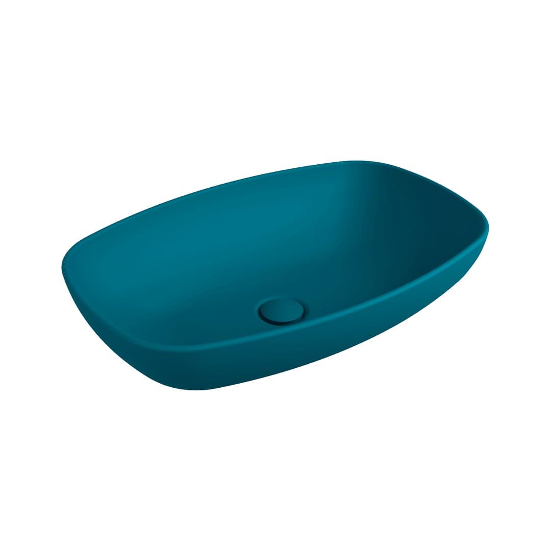 Flaminia NUDASLIM 60 – Νιπτήρας Επικαθήμενος – Countertop basin – Petrolio Matt (ND60APET)