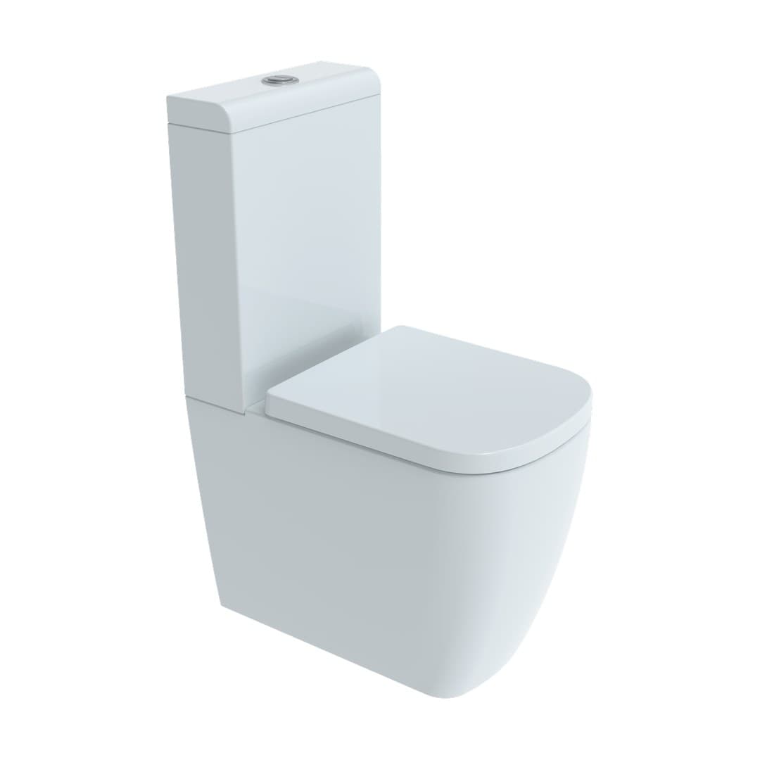 Flaminia PLAY PLUS gosilent – Λεκάνη Δαπέδου – Monoblock wc – Azzurro Polvere Glossy (PY116RSAP)