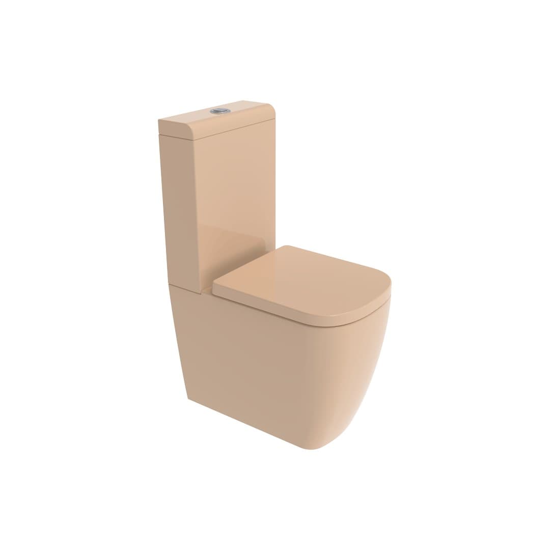 Flaminia PLAY PLUS gosilent – Λεκάνη Δαπέδου – Monoblock wc – Avana Glossy (PY116RSAV)