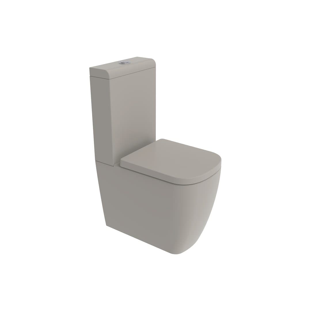 Flaminia PLAY PLUS gosilent – Λεκάνη Δαπέδου – Monoblock wc – Cenere Matt (PY116RSCEN)