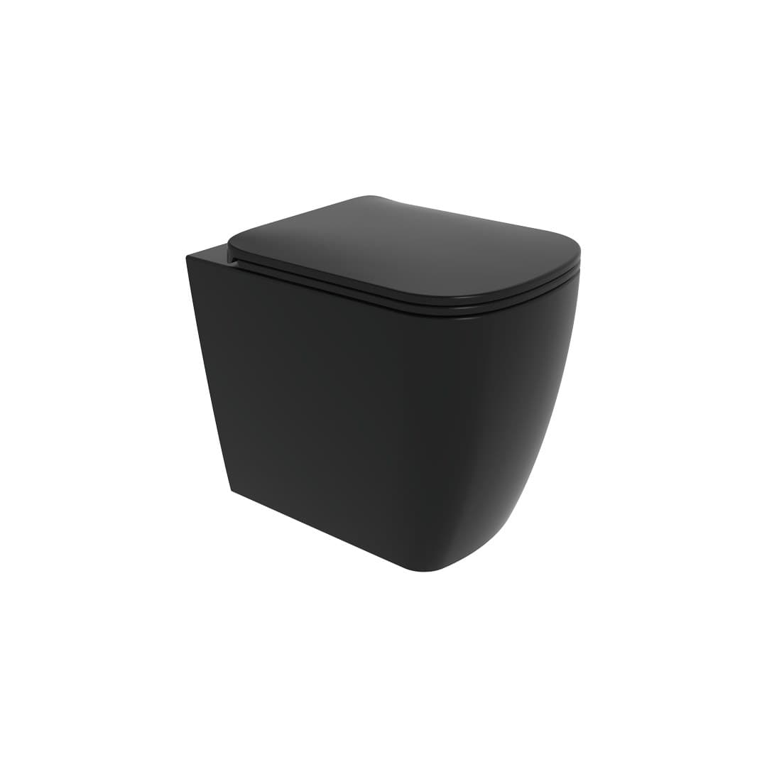 Flaminia PLAY PLUS gosilent – Λεκάνη Δαπέδου – Back to wall wc – Carbone Matt (PY117RSCAR)