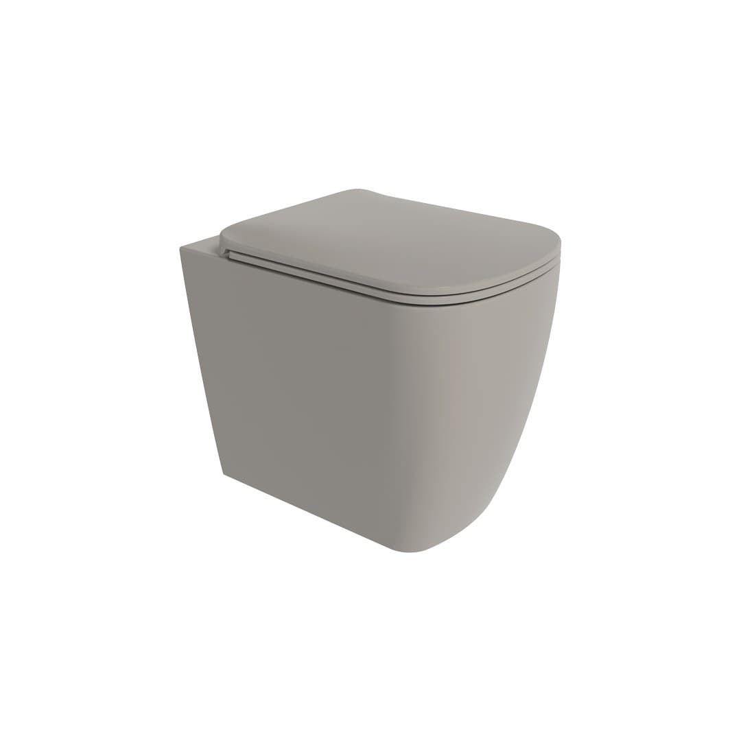 Flaminia PLAY PLUS gosilent – Λεκάνη Δαπέδου – Back to wall wc – Cenere Matt (PY117RSCEN)