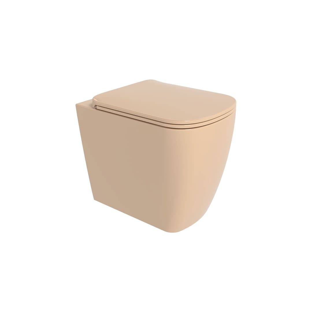 Flaminia PLAY gosilent – Λεκάνη Δαπέδου – Back to wall wc – Avana Glossy (PY117SAV)