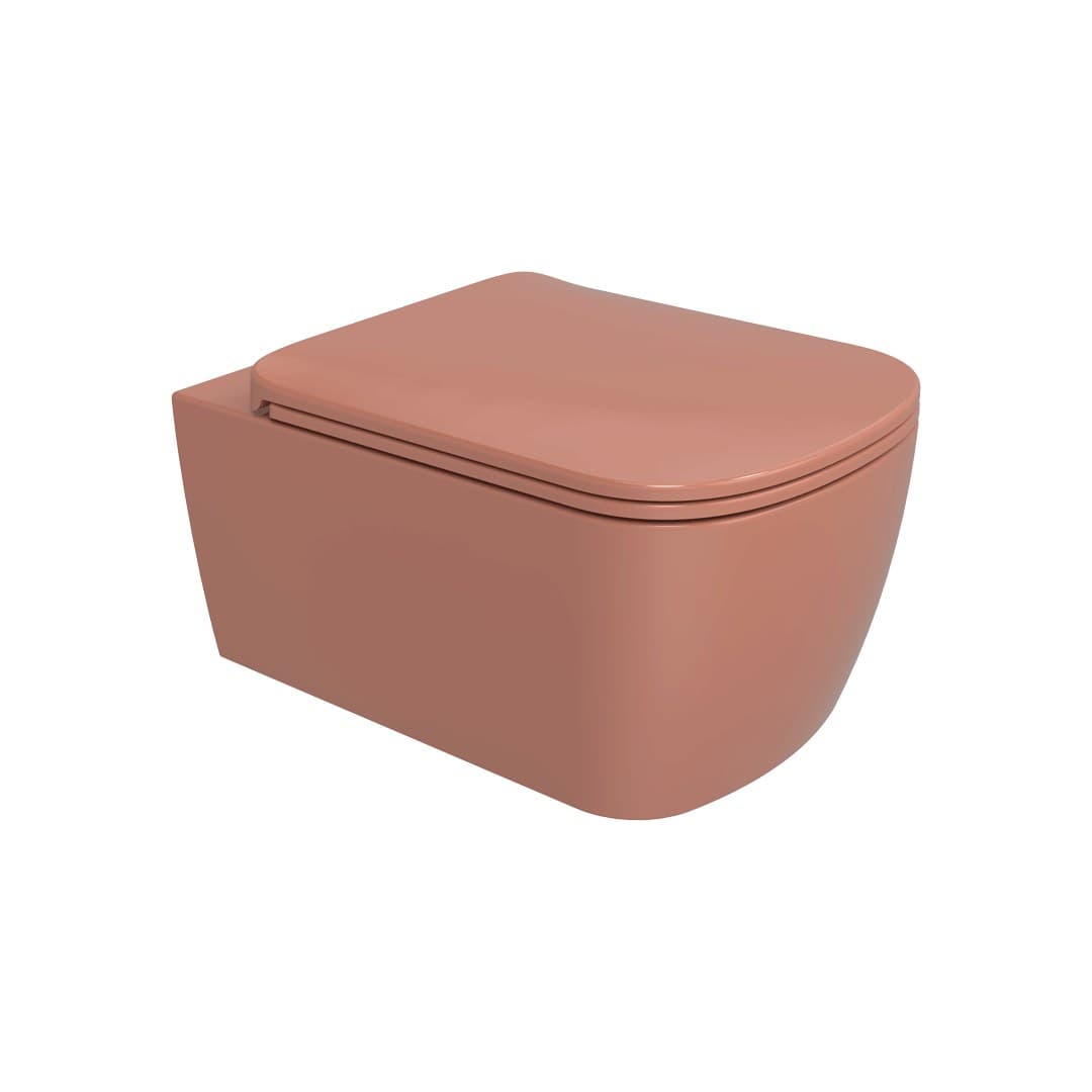 Flaminia PLAY gosilent – Λεκάνη Κρεμαστή – Terracotta Glossy (PY118STC)