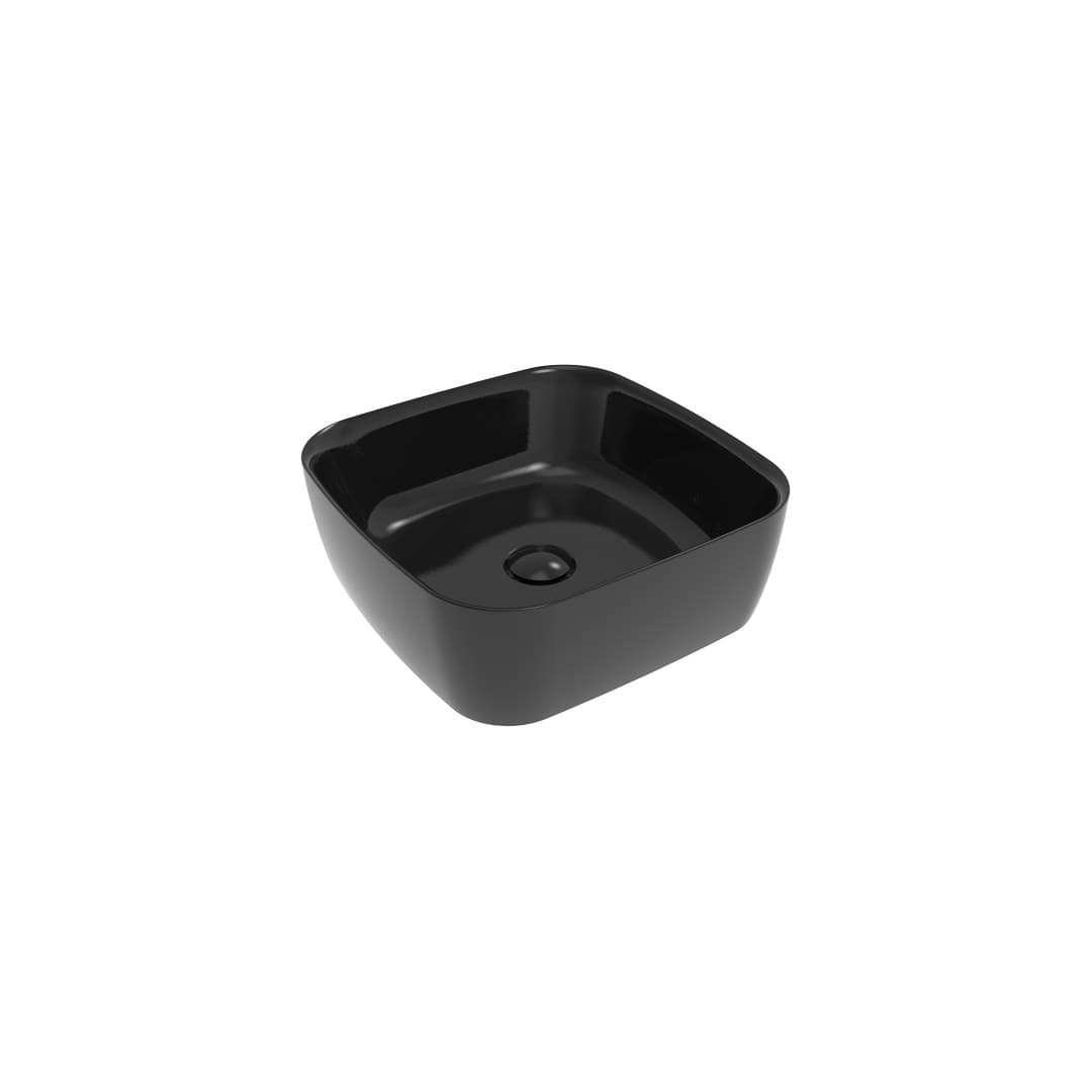 Flaminia PLAY 42 – Νιπτήρας Επικαθήμενος – Black Glossy (PY42ANER)