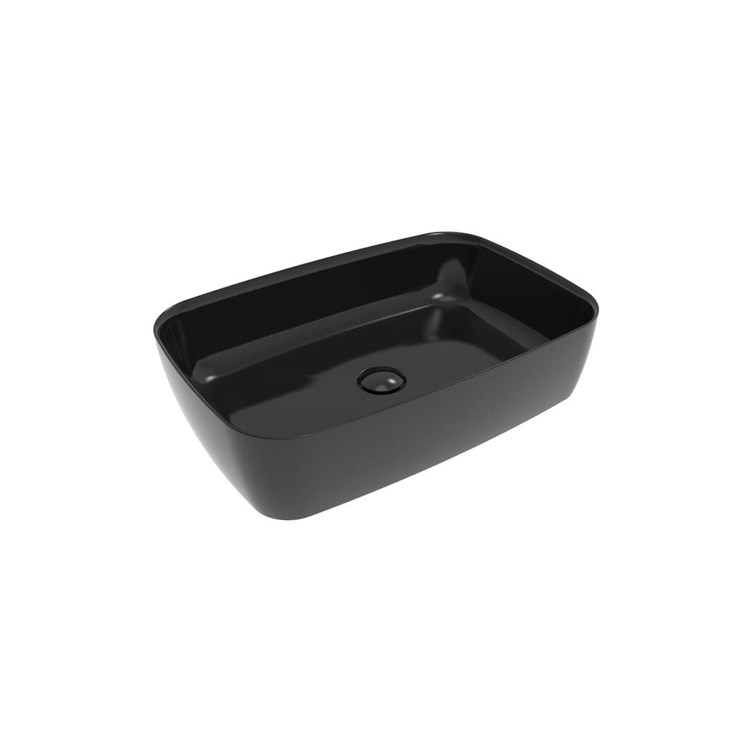 Flaminia PLAY 62 – Νιπτήρας Επικαθήμενος – Black Glossy (PY62ANER)