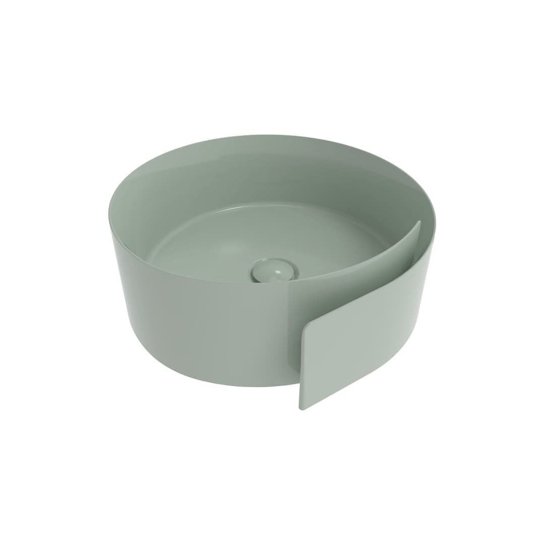 Flaminia ROLL 44 – Νιπτήρας Επικαθήμενος – Verde Giada Glossy (RL44LVG)
