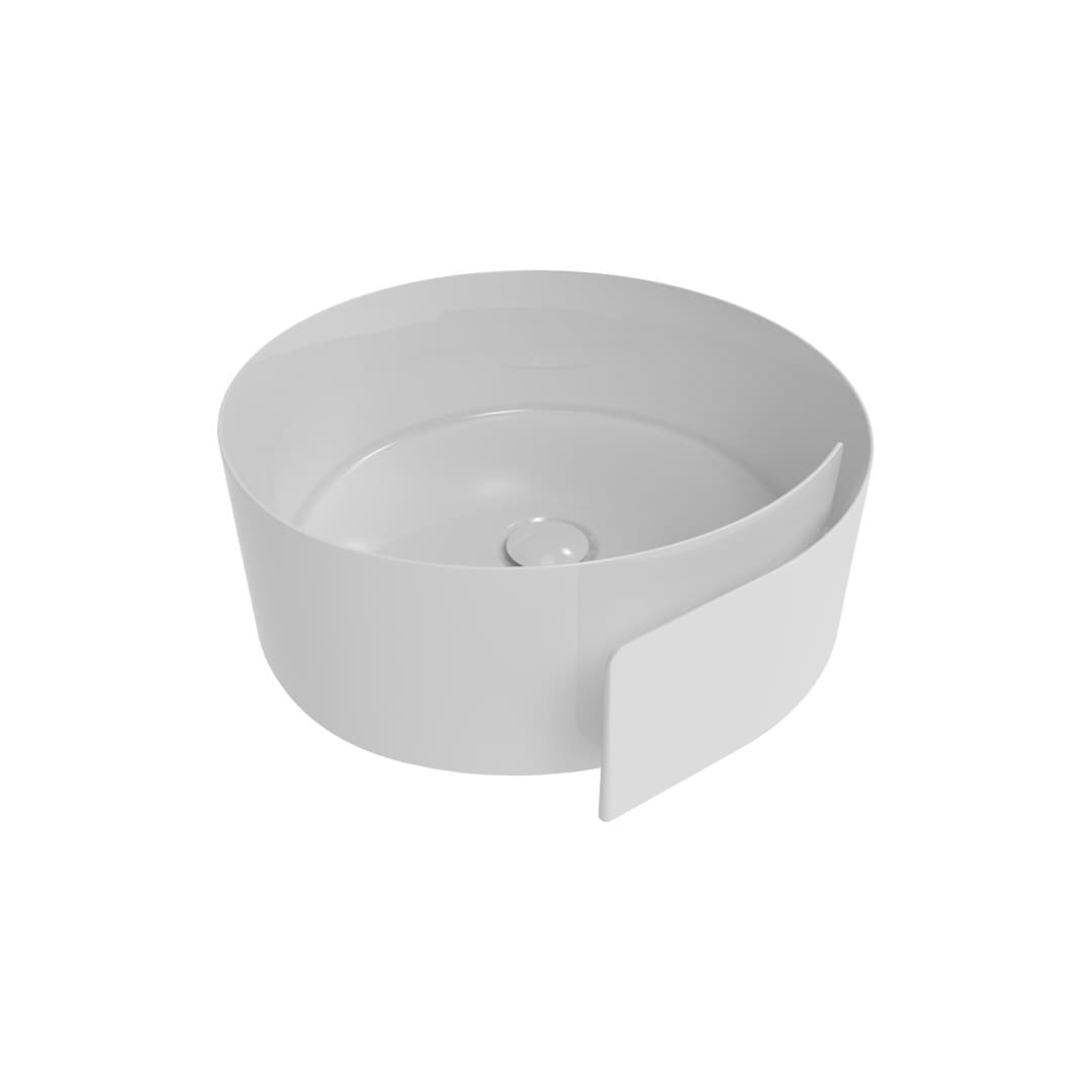 Flaminia ROLL 44 – Νιπτήρας Επικαθήμενος – White Glossy (RL44L)