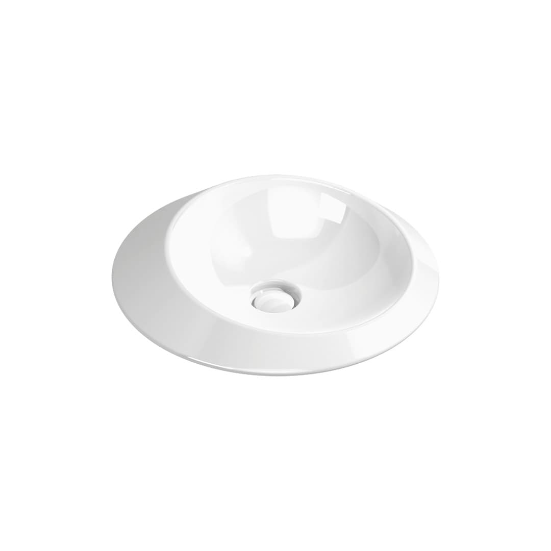 Flaminia SPIRE 48 – Νιπτήρας Επικαθήμενος – White Glossy (SP48A)
