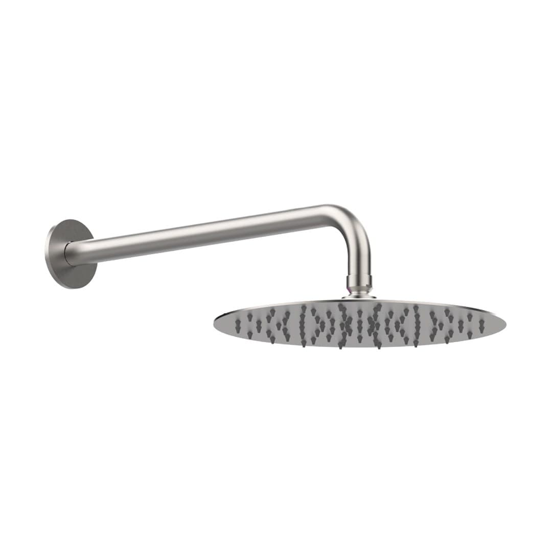 Flaminia STIL – Κεφαλή Ντους – Shower head with wall-mounted arm – Brushed Stainless Steel (ST2084ACC)
