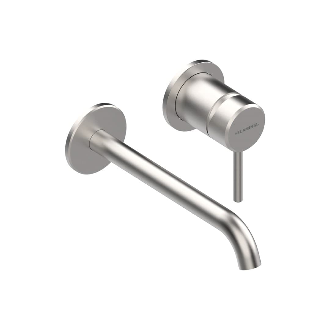 Flaminia STIL – Μπαταρία Νιπτήρα Τοίχου – Concealed basin mixer – Brushed Stainless Steel (ST3059ACC)