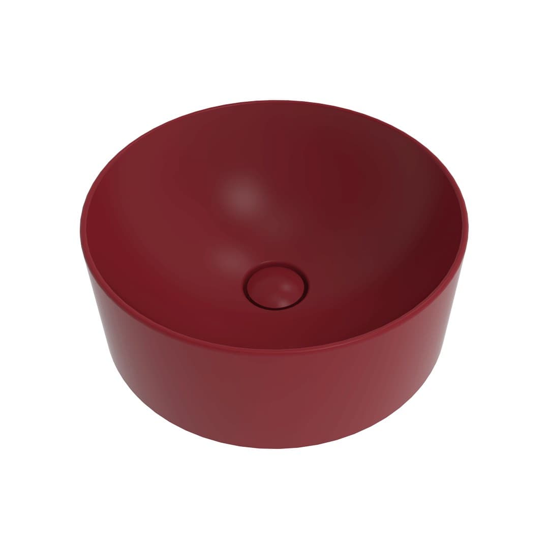 Flaminia TWINSET SLIM – Νιπτήρας Επικαθήμενος – Countertop basin – Rosso Rubens Matt (TW42CRRU)