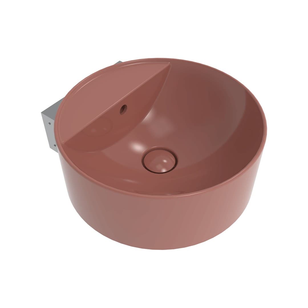 Flaminia TWINSET SLIM – Νιπτήρας Κρεμαστός – Terracotta Glossy (TW42STC)