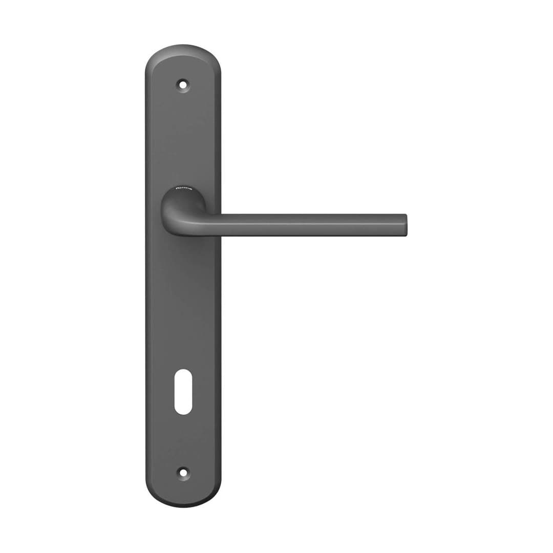 Forme Milly – Πόμολο Πόρτας Πλάκα – Goccia plate – Graphite (A133-P28O-G01)