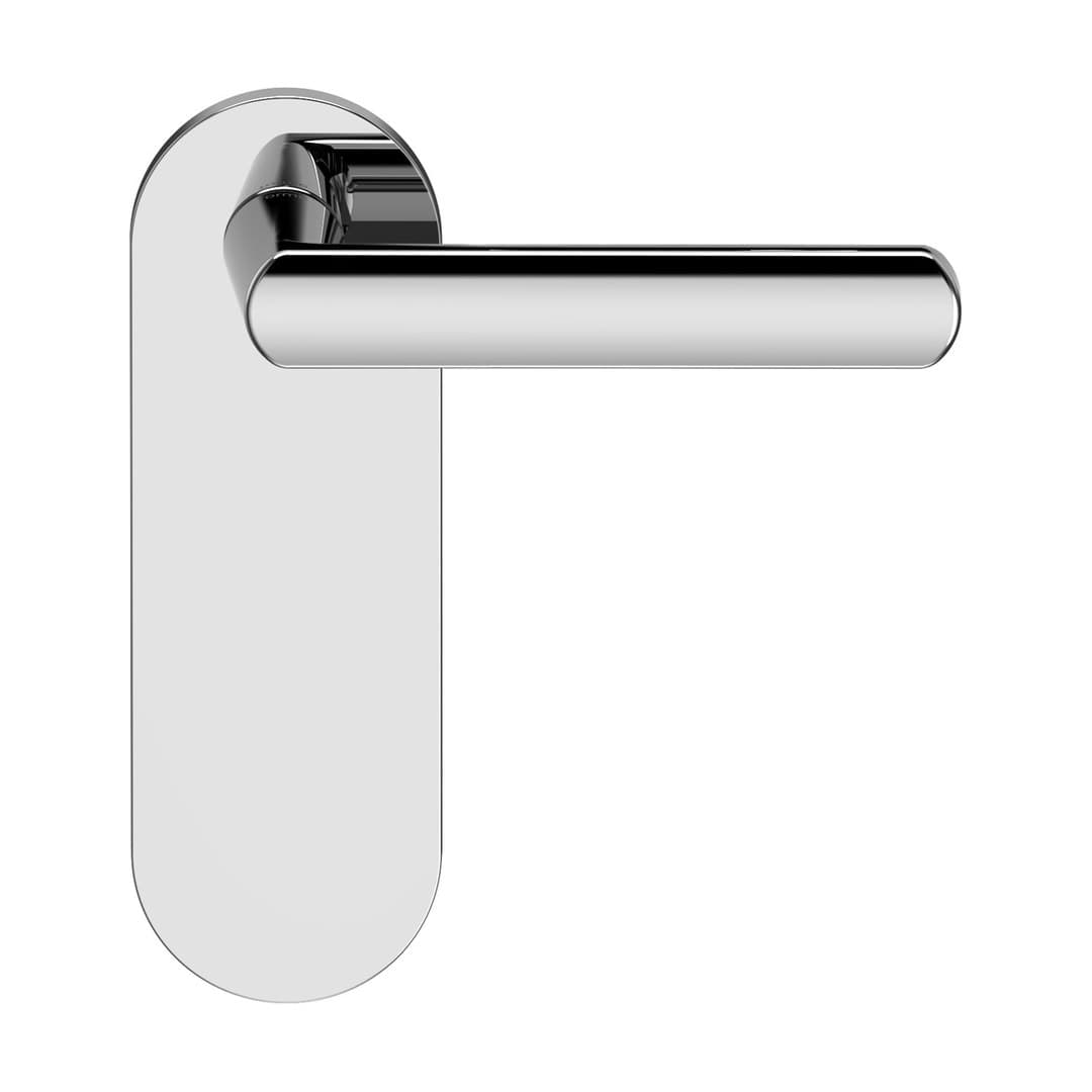 Forme Solis – Πόμολο Πόρτας Πλάκα – Short T plate – Polished Chrome (A212-PST-C01)