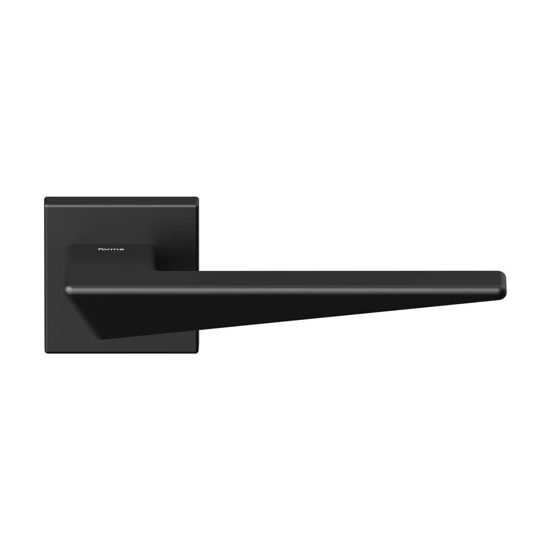 Forme Naxos – Πόμολο Πόρτας Ροζέτα – Square rosette Fixa – Matt Black (A215-RFXQ0-N52)