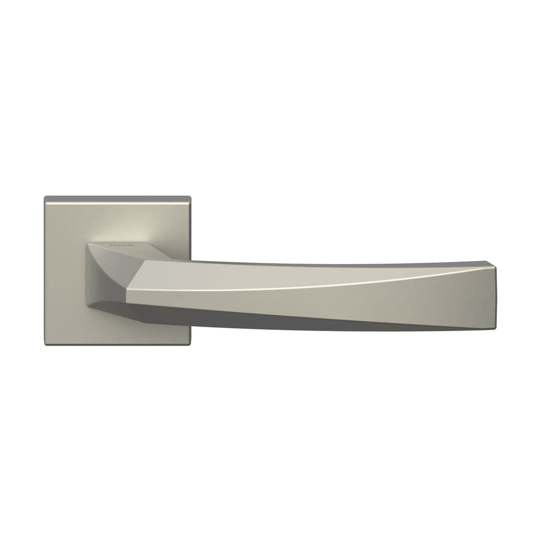Forme Crystal – Πόμολο Πόρτας Ροζέτα – Square rosette Fixa – Pearl Nickel (A268-RFXQ0-N16)