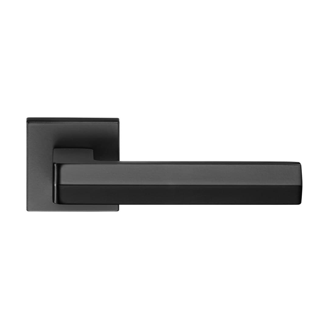 Forme Alba – Πόμολο Πόρτας Ροζέτα – Square rosette Fixa – Matt Black (A339-RFXQ0-N52)