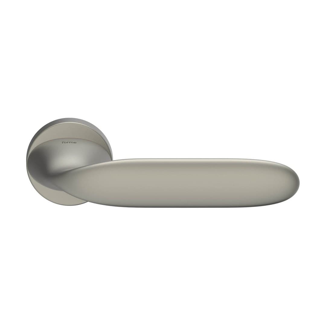 Forme Moon – Πόμολο Πόρτας Ροζέτα – Round rosette Fixa – Pearl Nickel (A493-RFXT0-N16)