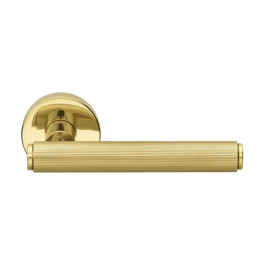 Forme Luck – Πόμολο Πόρτας Ροζέτα – Round rosette Fixa – Polished Brass (A497-RFXT0-L01)