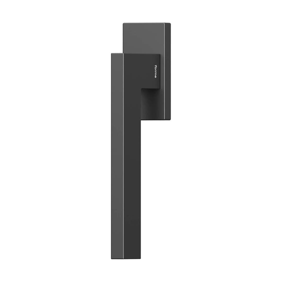Forme Lorena – Πόμολο Παραθύρου – Rectangular rosette – Graphite (D136-RRD-G01)