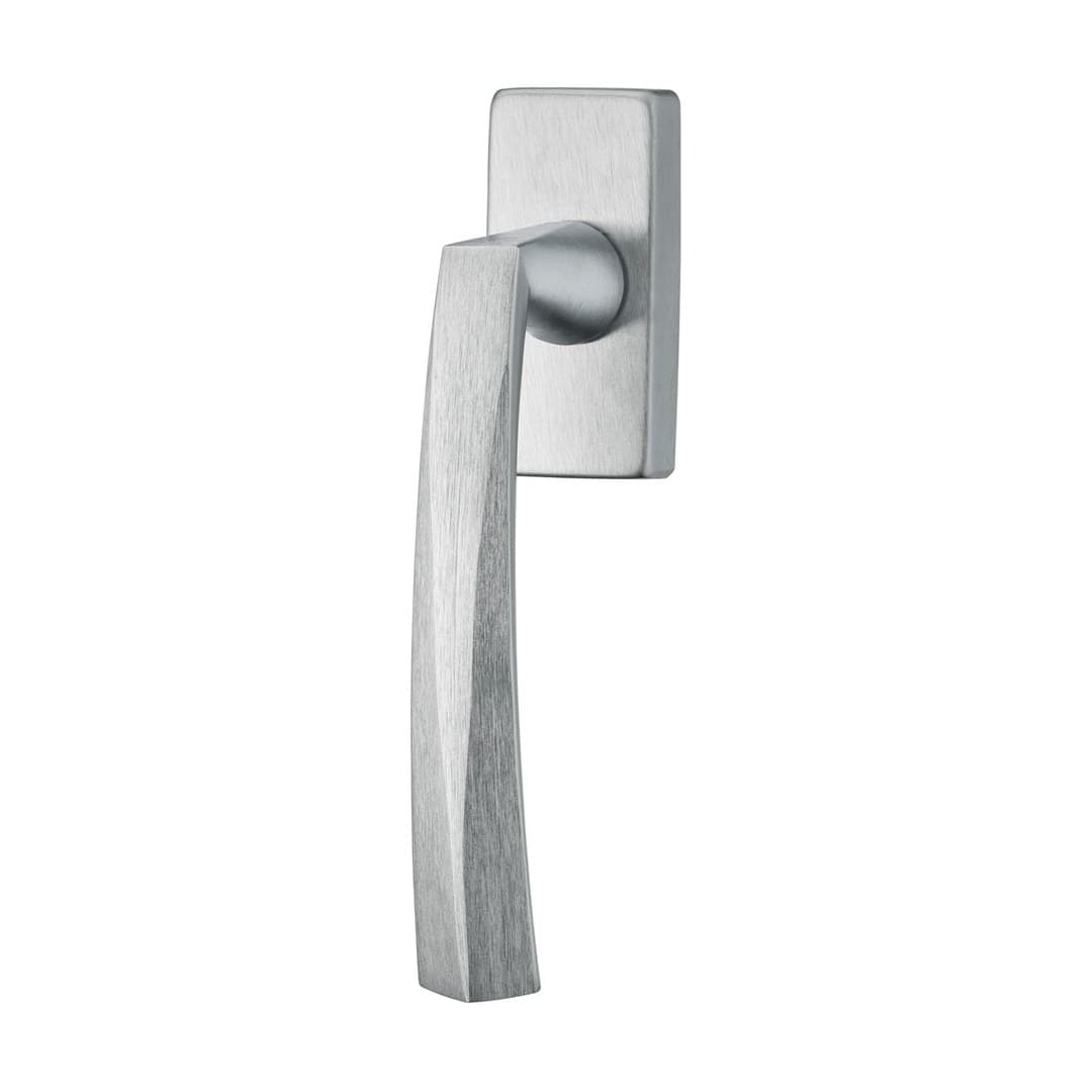 Forme Anna – Πόμολο Παραθύρου – Rectangular rosette – Satin Chrome (D262-RRD-C02)