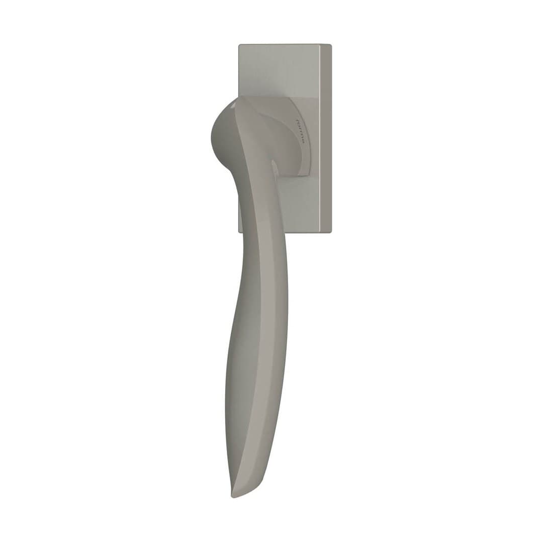 Forme Chicago – Πόμολο Παραθύρου – Rectangular rosette – Satin Nickel (D423-RRD-N02)
